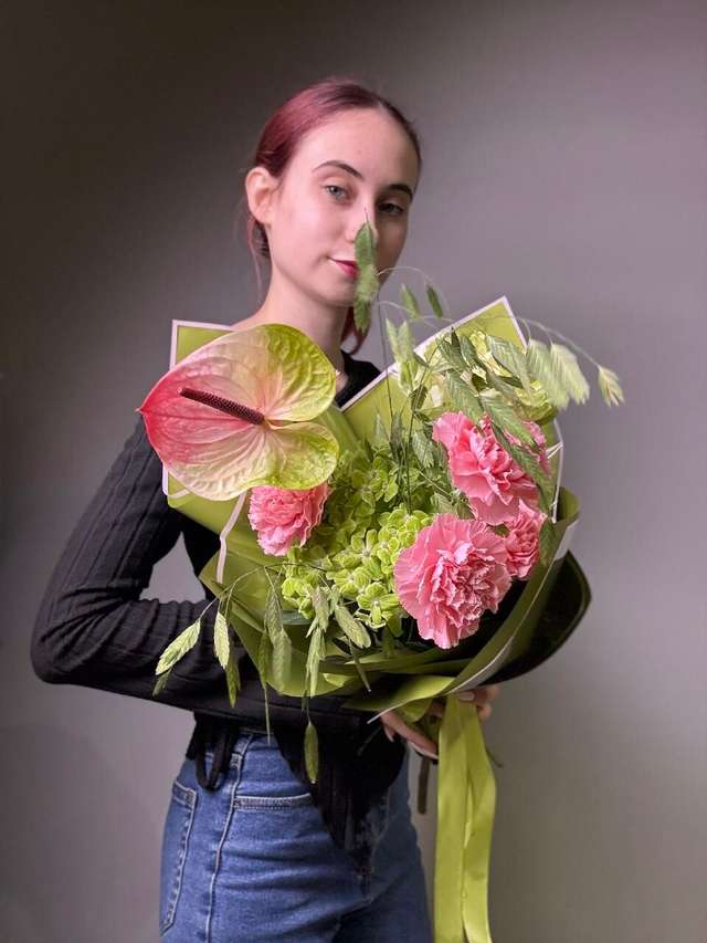 Комплимент с Антуриумом