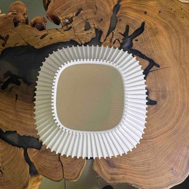 Ваза 3D Биата белая