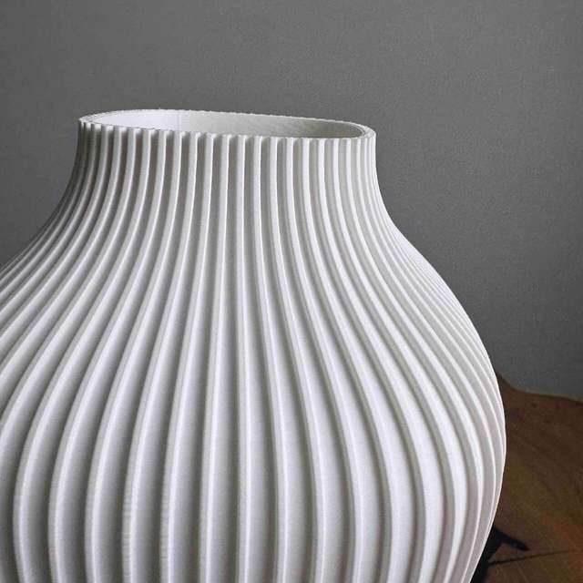 Ваза 3D Биата белая